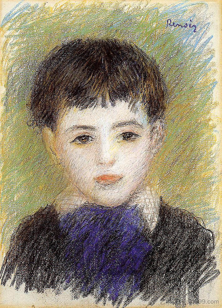 皮埃尔画像 Portrait of Pierre (1889 - 1890),皮耶尔·奥古斯特·雷诺阿