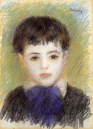 皮埃尔画像 Portrait of Pierre (1889 – 1890)，皮耶尔·奥古斯特·雷诺阿
