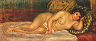 裸躺(加布里埃尔) Reclining nude (gabrielle) (1903)，皮耶尔·奥古斯特·雷诺阿