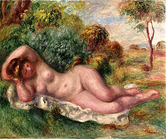 裸躺(面包师的妻子) Reclining Nude (The Baker’s Wife) (1902)，皮耶尔·奥古斯特·雷诺阿
