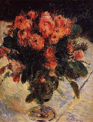 玫瑰 Roses (1890)，皮耶尔·奥古斯特·雷诺阿