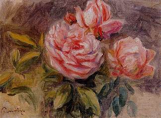 玫瑰 Roses (c.1904 – 1910)，皮耶尔·奥古斯特·雷诺阿