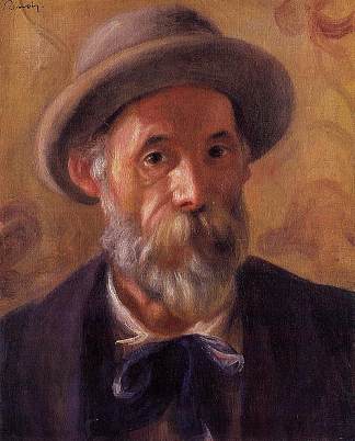 自画像 Self-Portrait (1899)，皮耶尔·奥古斯特·雷诺阿