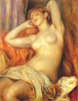 睡觉的女人 Sleeping woman (1897)，皮耶尔·奥古斯特·雷诺阿