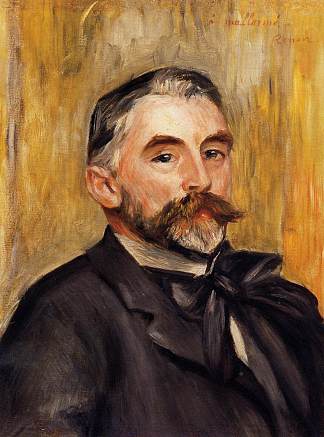 Stephane Mallarme Stephane Mallarme (1892)，皮耶尔·奥古斯特·雷诺阿