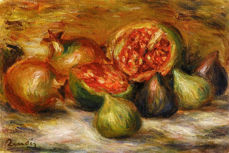 无花果静物画 Still Life with Figs,皮耶尔·奥古斯特·雷诺阿