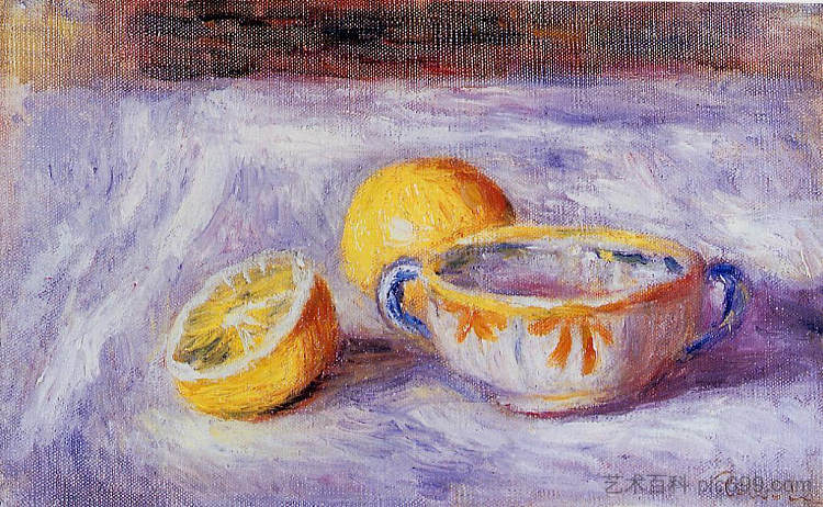 柠檬静物 Still Life with Lemons,皮耶尔·奥古斯特·雷诺阿