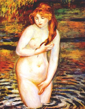The Bather (After the Bath) The Bather (After the Bath) (1888)，皮耶尔·奥古斯特·雷诺阿