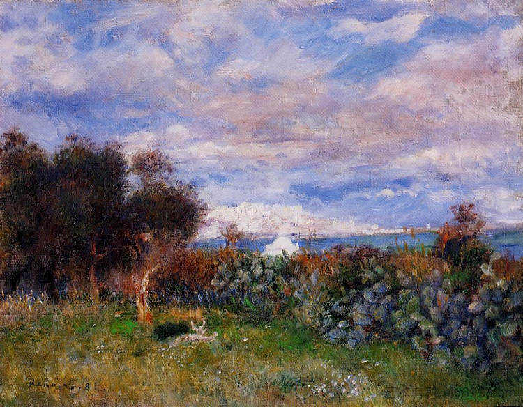 阿尔及尔湾 The Bay of Algiers (1881),皮耶尔·奥古斯特·雷诺阿