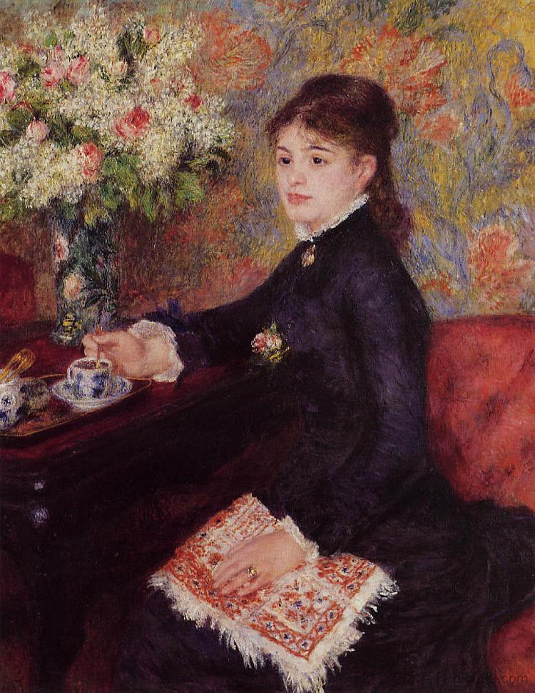 一杯巧克力 The Cup of Chocolate (1878),皮耶尔·奥古斯特·雷诺阿
