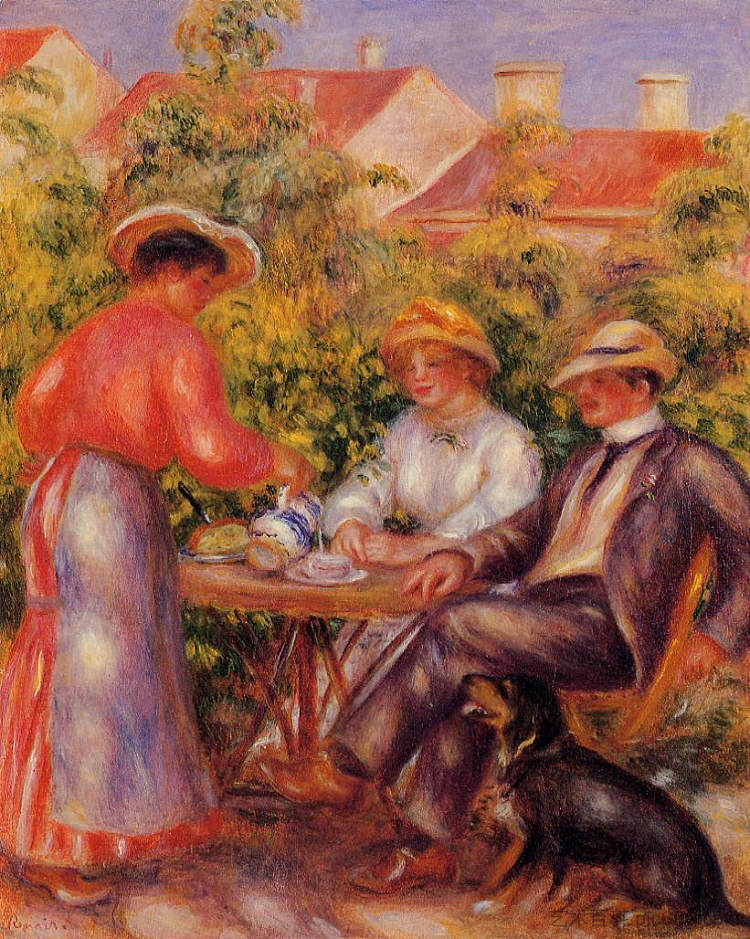 一杯茶 The Cup of Tea (c.1906 - 1907),皮耶尔·奥古斯特·雷诺阿