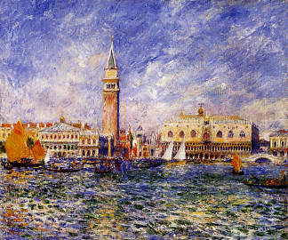 总督宫 The Doges’ Palace (1881)，皮耶尔·奥古斯特·雷诺阿