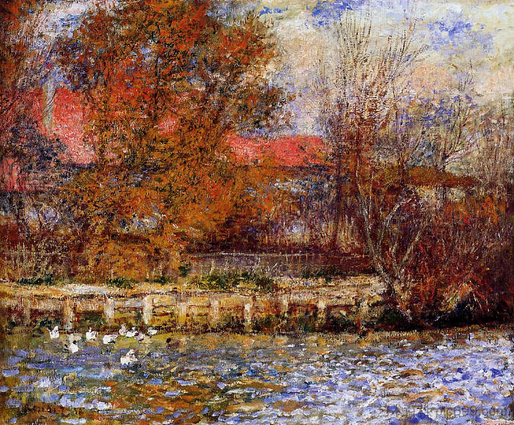 鸭塘 The Duck Pond (1873),皮耶尔·奥古斯特·雷诺阿