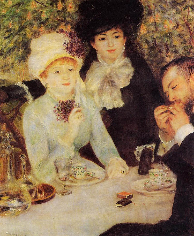 午餐结束 The End of Lunch (1879),皮耶尔·奥古斯特·雷诺阿