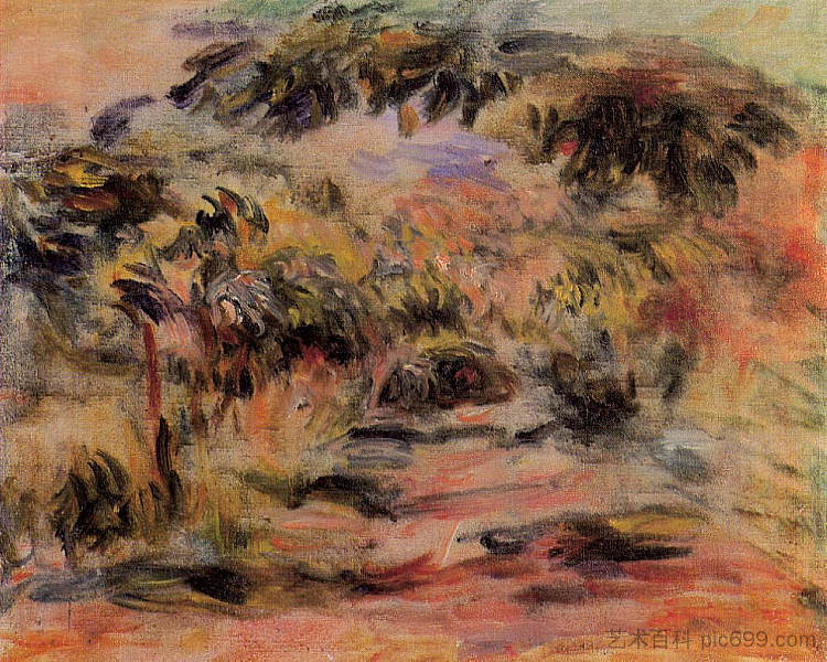 的小径 The Footpath (1917),皮耶尔·奥古斯特·雷诺阿