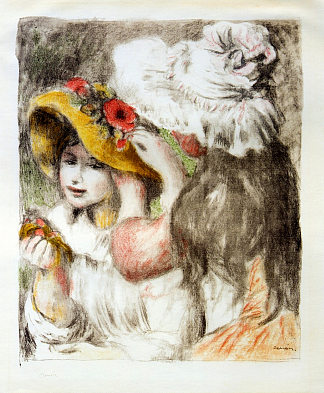 的帽针 The Hatpin (1898)，皮耶尔·奥古斯特·雷诺阿