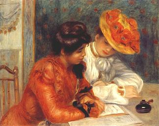 这封信 The letter (1900)，皮耶尔·奥古斯特·雷诺阿