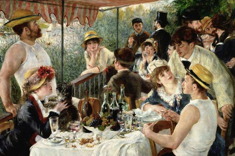 划船派对的午餐会 The Luncheon of the Boating Party (1880 - 1881)，皮耶尔·奥古斯特·雷诺阿