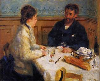 午宴 The Luncheon (c.1879)，皮耶尔·奥古斯特·雷诺阿