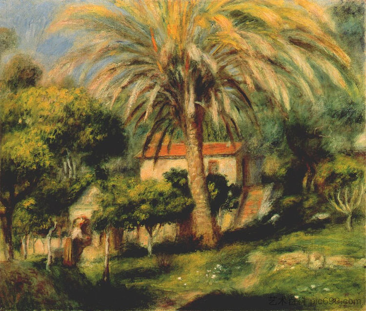棕榈树 The palm tree (1902),皮耶尔·奥古斯特·雷诺阿