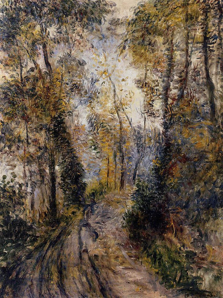 穿越森林的小径 The Path through the Forest (1871),皮耶尔·奥古斯特·雷诺阿