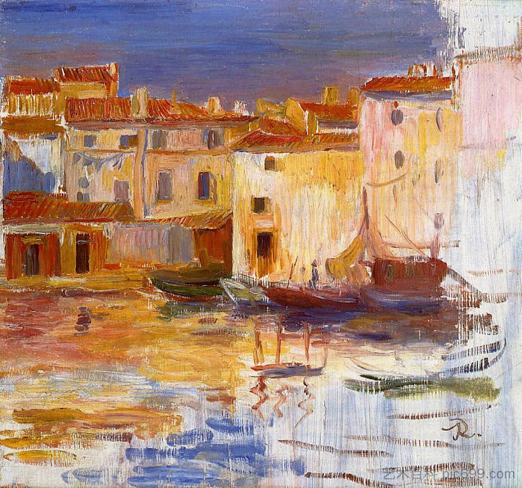 The Port of Martigues The Port of Martigues (1888)，皮耶尔·奥古斯特·雷诺阿