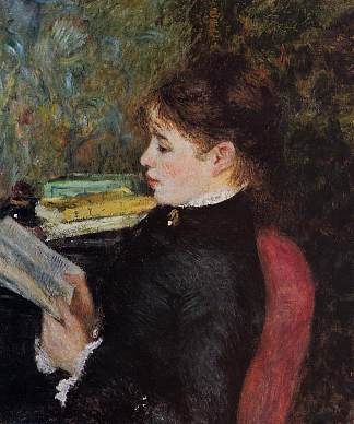 读者 The Reader (1877)，皮耶尔·奥古斯特·雷诺阿