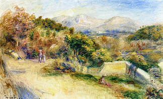 来自Collettes的观点 The View from Collettes (1910 – 1911)，皮耶尔·奥古斯特·雷诺阿