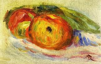 两个苹果 Two Apples，皮耶尔·奥古斯特·雷诺阿