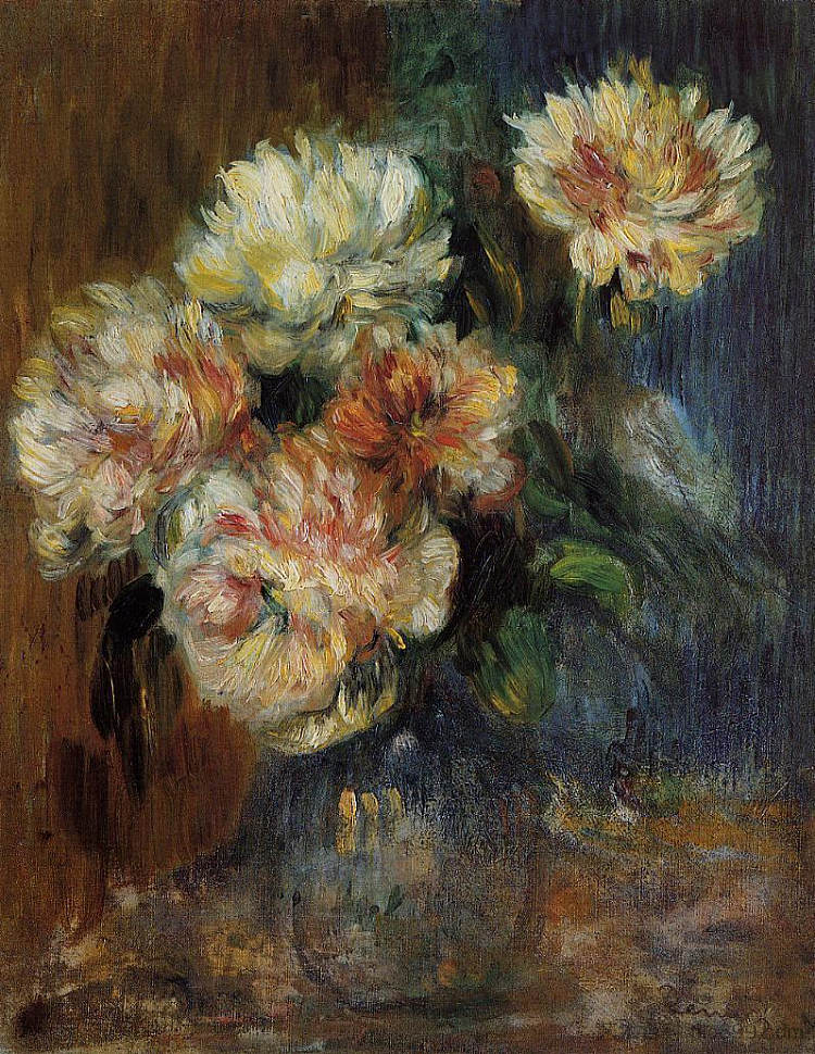 Vase of Peonies Vase of Peonies (c.1890),皮耶尔·奥古斯特·雷诺阿