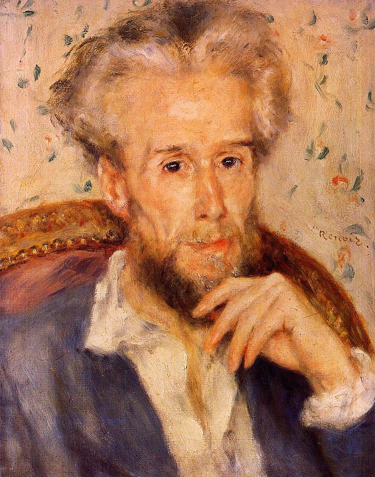 维克多·乔奎特 Victor Chocquet (1876),皮耶尔·奥古斯特·雷诺阿