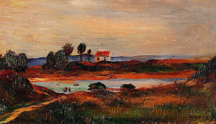布列塔尼风景 View of Brittany,皮耶尔·奥古斯特·雷诺阿