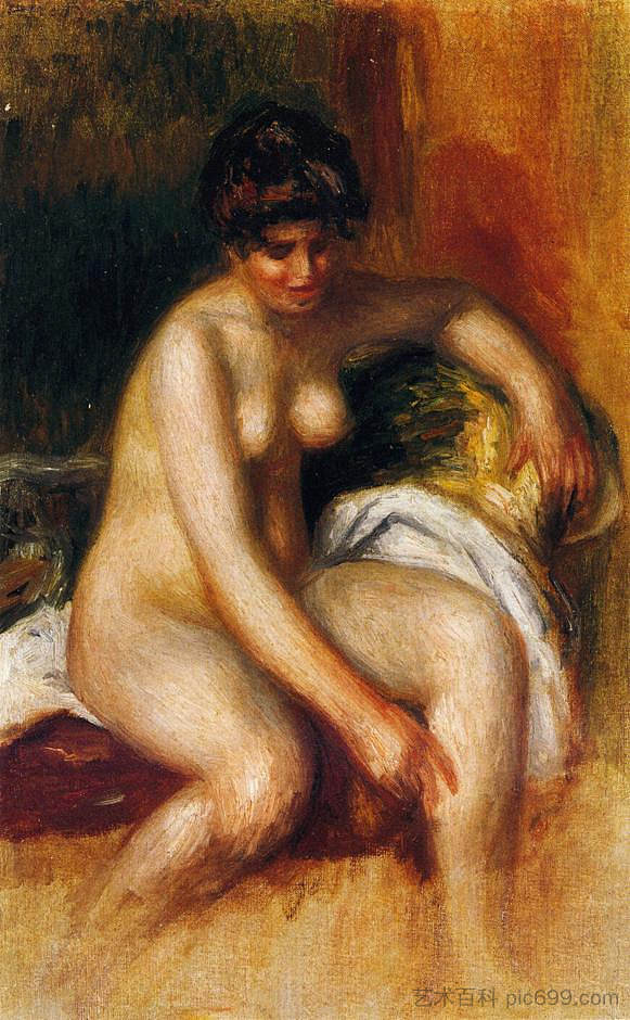 室内的女人 Woman in an Interior,皮耶尔·奥古斯特·雷诺阿