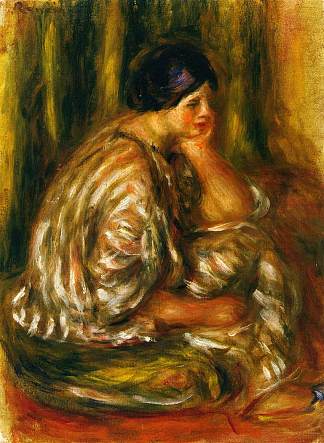 穿东方服装的女人 Woman in an Oriental Costume，皮耶尔·奥古斯特·雷诺阿