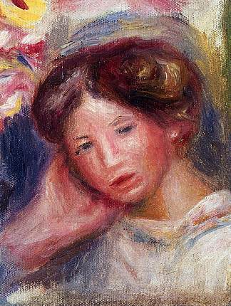 女人的头 Woman`s Head (1905)，皮耶尔·奥古斯特·雷诺阿