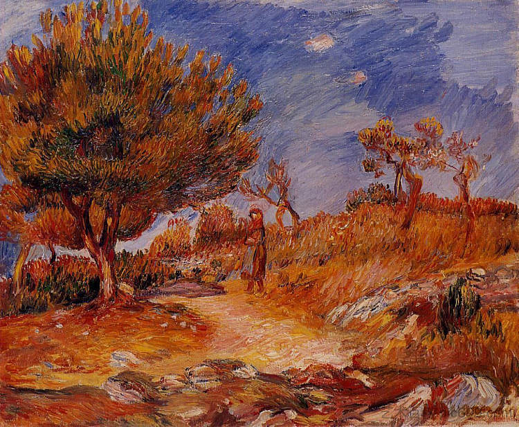 树下的女人 Woman under a Tree (1882 - 1883),皮耶尔·奥古斯特·雷诺阿