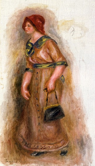 拿包的女人 Woman with Bag (1906)，皮耶尔·奥古斯特·雷诺阿