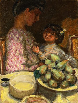一盘无花果 A Plate of Figs (1921)，皮尔·波纳尔