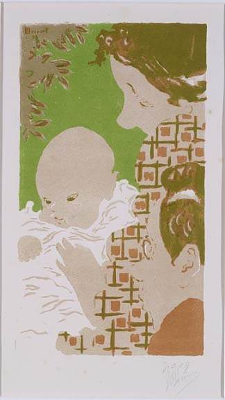 家庭场景 Family Scene (c.1893)，皮尔·波纳尔