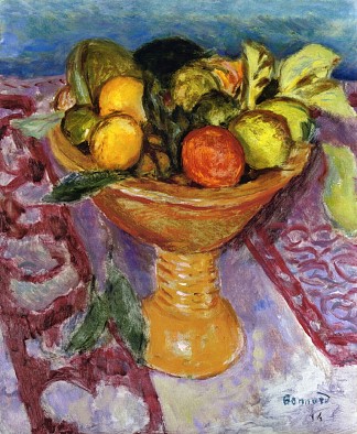 水果盘 Fruit Bowl (1914)，皮尔·波纳尔