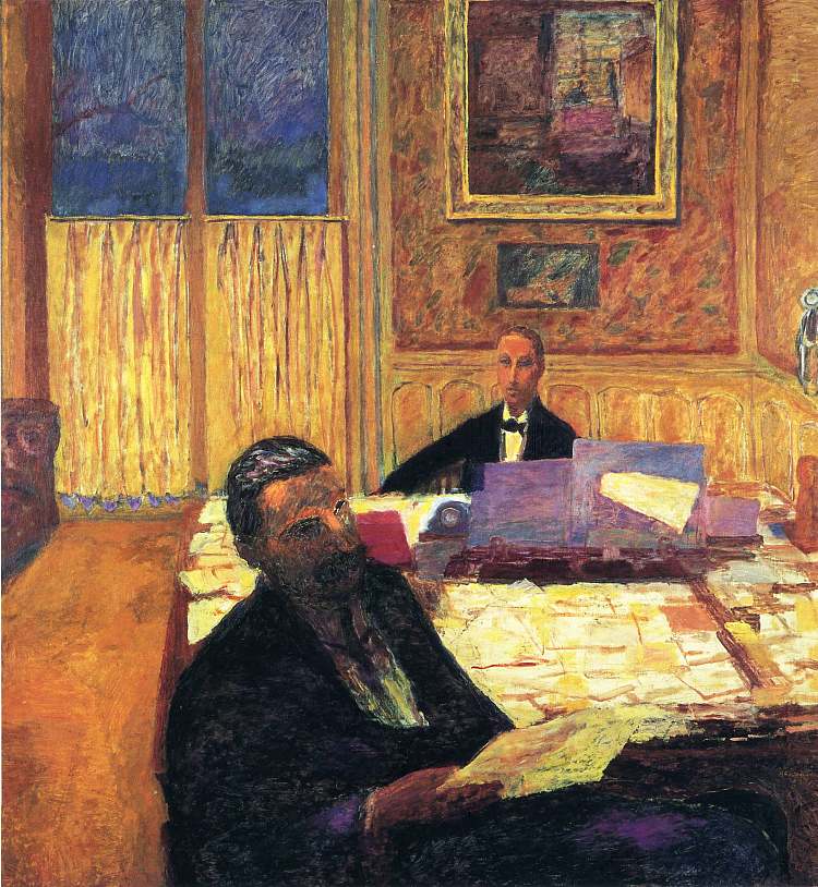 约瑟夫·伯恩海姆·朱恩和加斯顿·伯恩海姆·德维勒斯 Joseph Bernheim Jeune and Gaston Bernheim de Villers (1920)，皮尔·波纳尔