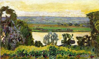 弗农的景观 Landscape at Vernon (1915)，皮尔·波纳尔