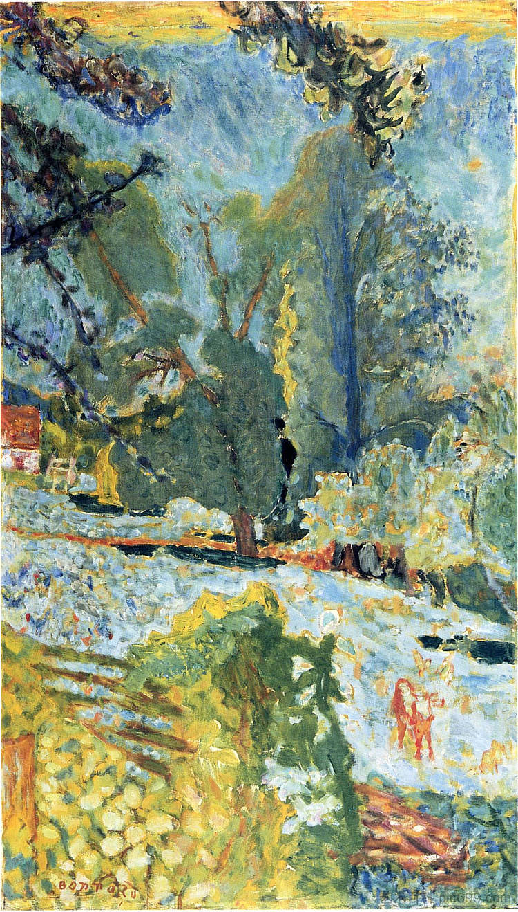 诺马迪的景观 Landscape in Normady (1920)，皮尔·波纳尔