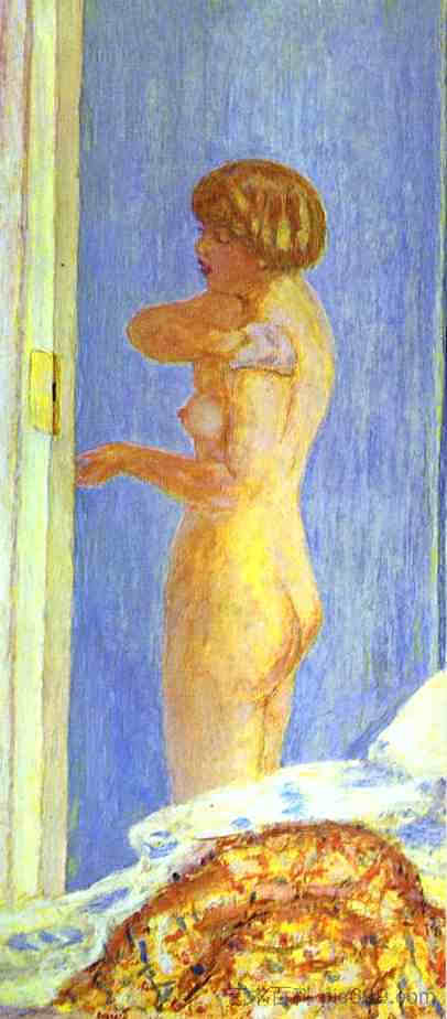 裸体与覆盖的腿 Nude with Covered Legs (1911)，皮尔·波纳尔