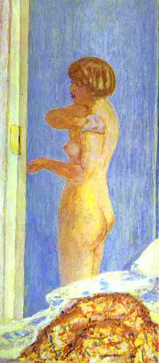 裸体与覆盖的腿 Nude with Covered Legs (1911)，皮尔·波纳尔