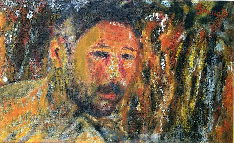 胡须自画像 Self Portrait with a Beard (1920 - 1925)，皮尔·波纳尔