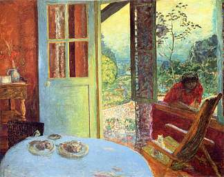 乡村的餐厅 The Dining Room in the Country (1913)，皮尔·波纳尔