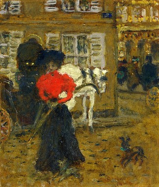 街上的女人 Woman on the Street (1894)，皮尔·波纳尔