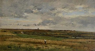 农场工人 Farm Workers (1880)，皮埃尔伊曼纽尔达摩耶