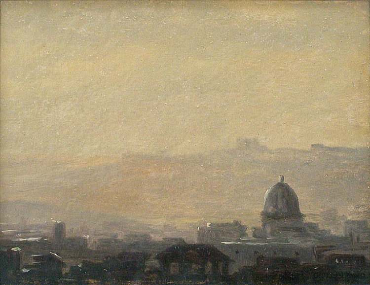 意大利乡村 Italienische Landschaft,皮埃尔-亨利·德·瓦朗谢讷